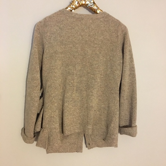 Anthropologie moth split decision ruffle cardigan - Picture 4 of 6